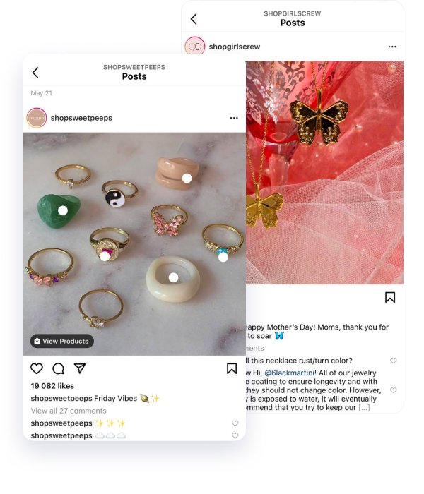 ایده های درخشان فروش آنلاین جواهرات در اینستاگرام