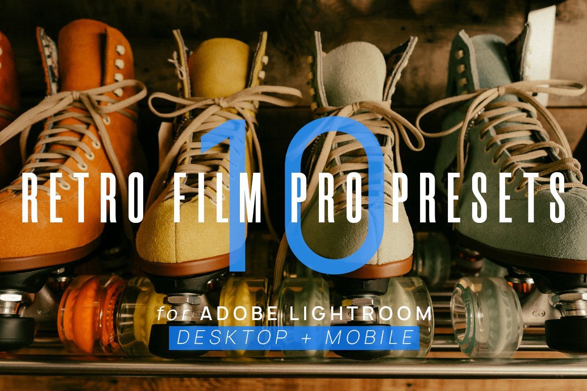 10 Retro Film VSCO Lightroom Presets Cover