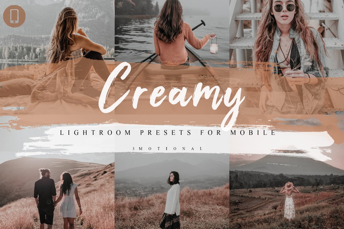 5 Creamy Mobile Lightroom Presets Cover