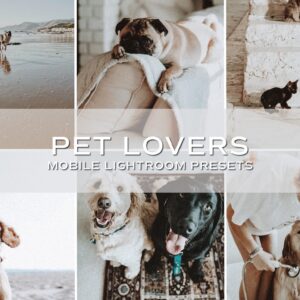 5 Moody Pet Lightroom Presets