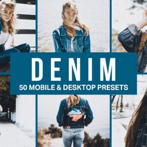 50 Denim Fashion Lightroom Presets