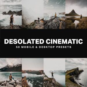 50 Desolated Cinematic Lightroom Presets and LUTs