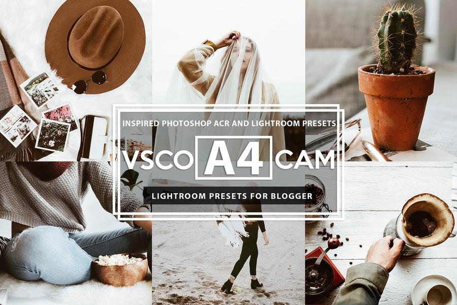A4 VSCO Cam Lightroom Presets