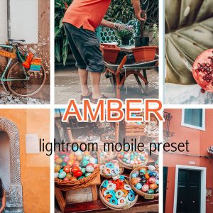 AMBER LIGHTROOM MOBILE PRESET