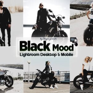 Black Mood Lightroom Presets Mobile Desktop