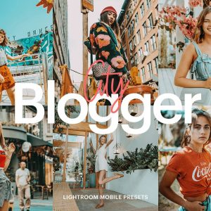 Blogger City Theme Lightroom Preset Cover