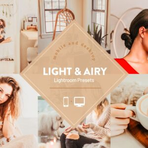 Light and Airy Warm Lightroom Preset