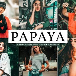 Papaya Mobile Desktop Lightroom Presets Cover