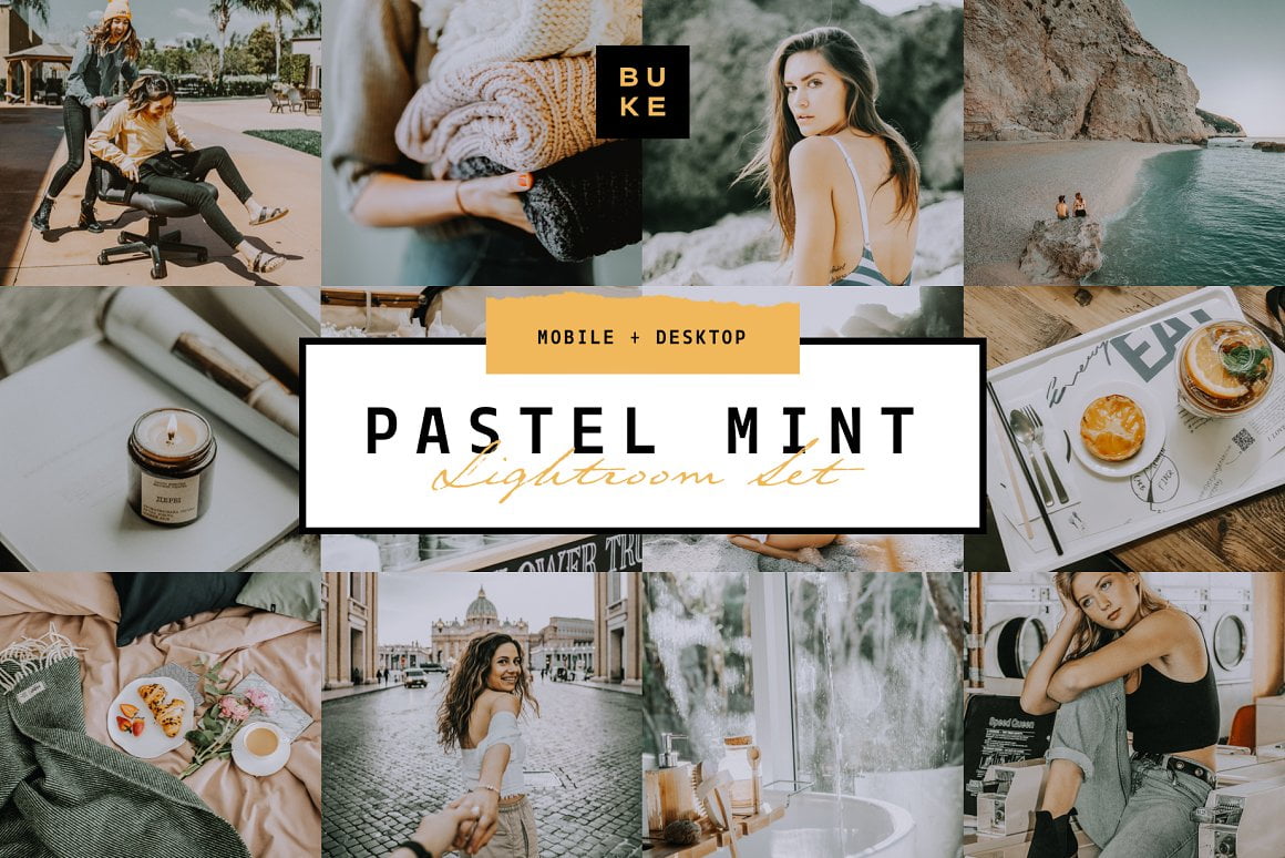 Pastel Mint 4 Lightroom Preset Pack