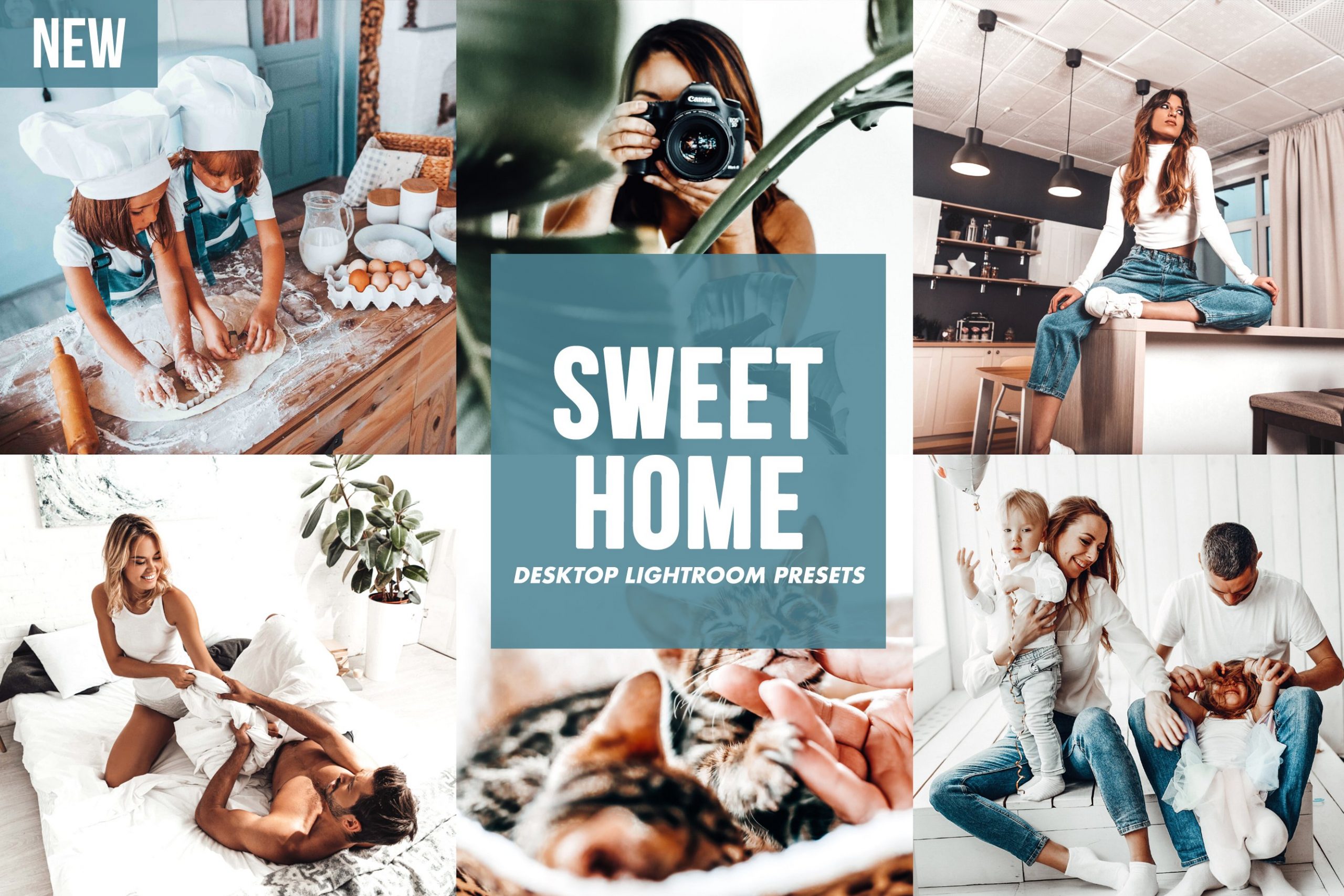 SWEET HOME Desktop and Mobile Lightroom Presets Cover